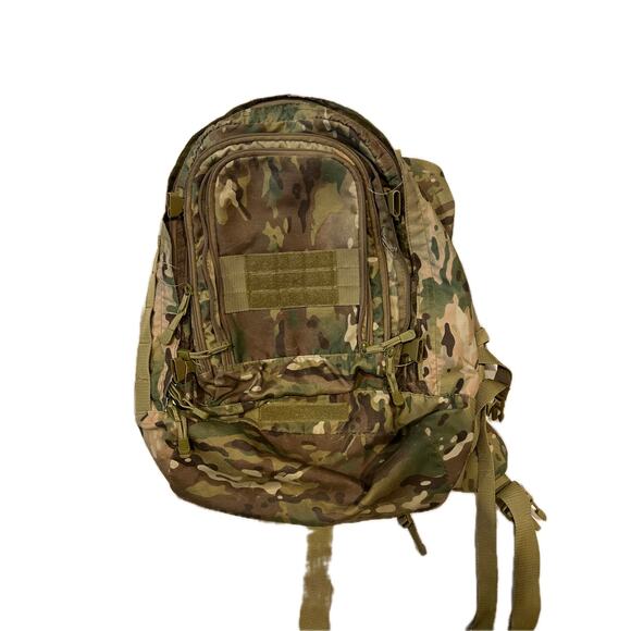 Mercury Brown Green Camo XL Tactical Backpack - Picture 1 of 5